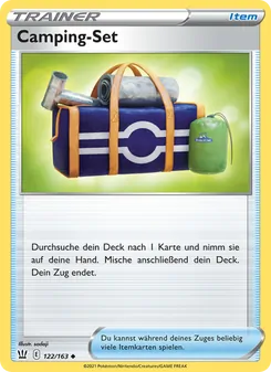 Karte Camping-Set aus Kampfstile, Nummer 122/163