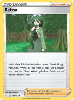 Karte Raissa aus Kampfstile, Nummer 123/163