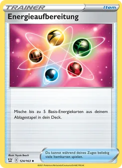 Karte Energieaufbereitung aus Kampfstile, Nummer 124/163