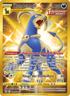 Karte Hundemon aus Kampfstile, Nummer 179/163