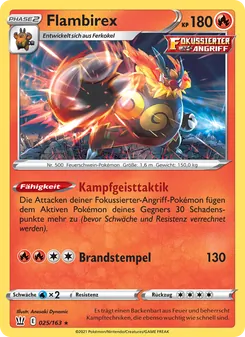 Karte Flambirex aus Kampfstile, Nummer 25/163