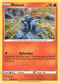 Karte Molunk aus Kampfstile, Nummer 27/163