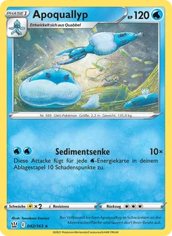 Karte Apoquallyp aus Kampfstile, Nummer 42/163