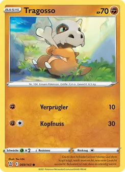 Karte Tragosso aus Kampfstile, Nummer 69/163