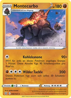 Karte Montecarbo aus Kampfstile, Nummer 80/163