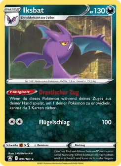 Karte Iksbat aus Kampfstile, Nummer 91/163