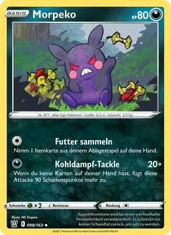 Karte Morpeko aus Kampfstile, Nummer 98/163