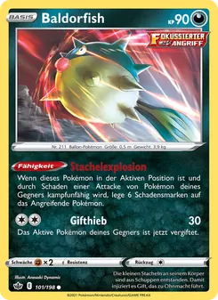 Karte Baldorfish aus Schaurige Herrschaft, Nummer 101/198