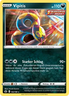 Karte Vipitis aus Schaurige Herrschaft, Nummer 102/198