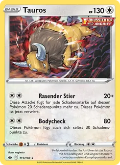 Karte Tauros aus Schaurige Herrschaft, Nummer 115/198
