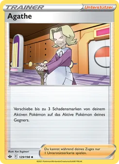 Karte Agathe aus Schaurige Herrschaft, Nummer 129/198