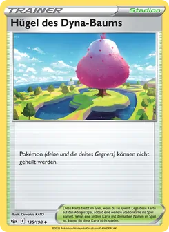 Karte Hügel des Dyna-Baums aus Schaurige Herrschaft, Nummer 135/198