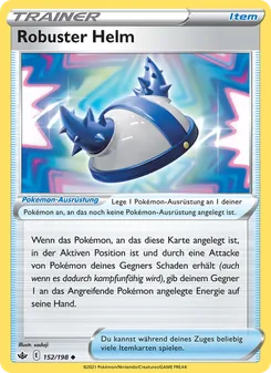 Karte Robuster Helm aus Schaurige Herrschaft, Nummer 152/198