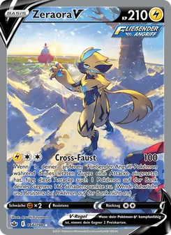 Karte Zeraora V aus Schaurige Herrschaft, Nummer 166/198