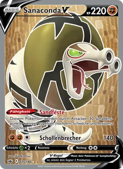 Karte Sanaconda V aus Schaurige Herrschaft, Nummer 175/198