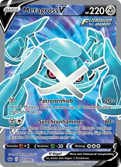 Karte Metagross V aus Schaurige Herrschaft, Nummer 181/198