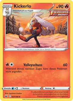Karte Kickerlo aus Schaurige Herrschaft, Nummer 27/198