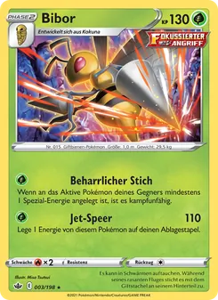 Karte Bibor aus Schaurige Herrschaft, Nummer 3/198