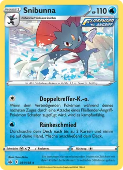 Karte Snibunna aus Schaurige Herrschaft, Nummer 31/198