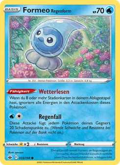 Karte Formeo Regenform aus Schaurige Herrschaft, Nummer 33/198