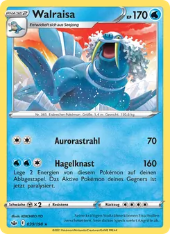 Karte Walraisa aus Schaurige Herrschaft, Nummer 39/198