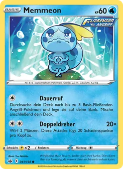 Karte Memmeon aus Schaurige Herrschaft, Nummer 41/198