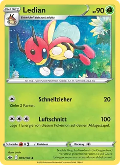Karte Ledian aus Schaurige Herrschaft, Nummer 5/198