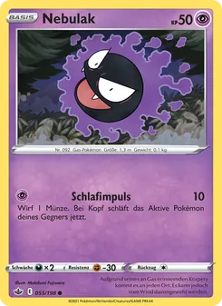 Karte Nebulak aus Schaurige Herrschaft, Nummer 55/198
