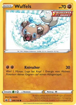 Karte Wuffels aus Schaurige Herrschaft, Nummer 86/198