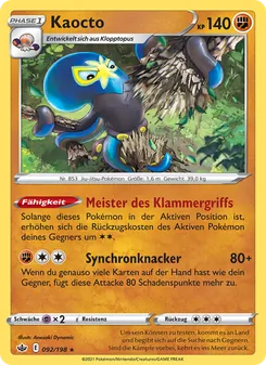 Karte Kaocto aus Schaurige Herrschaft, Nummer 92/198