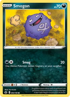 Karte Smogon aus Schaurige Herrschaft, Nummer 94/198