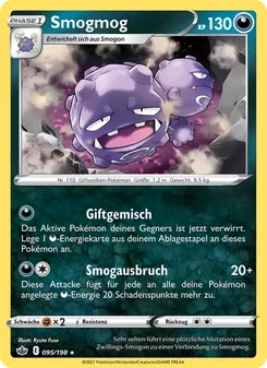 Karte Smogmog aus Schaurige Herrschaft, Nummer 95/198