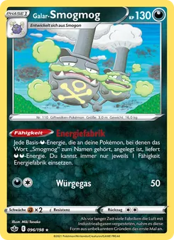 Karte Galar-Smogmog aus Schaurige Herrschaft, Nummer 96/198