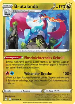 Karte Brutalanda aus Drachenwandel, Nummer 109/203