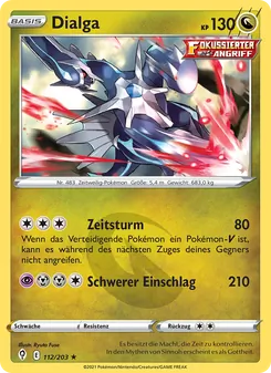 Karte Dialga aus Drachenwandel, Nummer 112/203