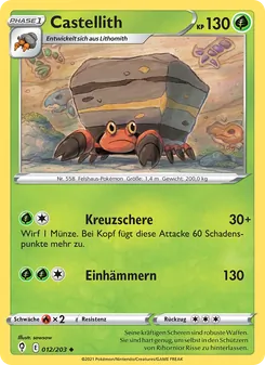 Karte Castellith aus Drachenwandel, Nummer 12/203