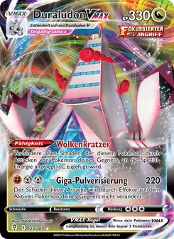 Karte Duraludon VMAX aus Drachenwandel, Nummer 123/203