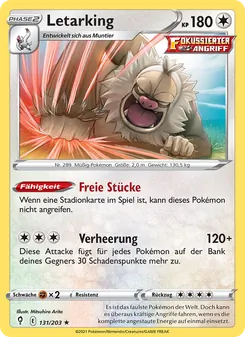 Karte Letarking aus Drachenwandel, Nummer 131/203