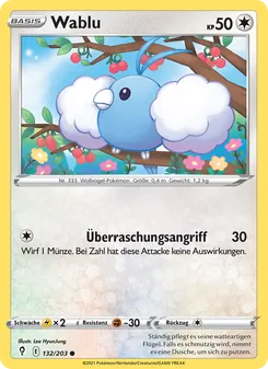 Karte Wablu aus Drachenwandel, Nummer 132/203