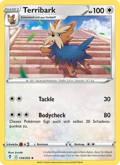 Karte Terribark aus Drachenwandel, Nummer 134/203