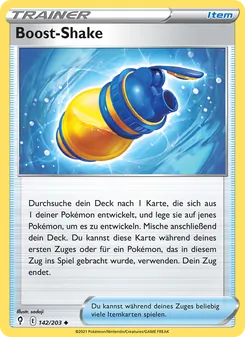 Karte Boost-Shake aus Drachenwandel, Nummer 142/203