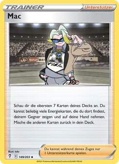 Karte Mac aus Drachenwandel, Nummer 149/203