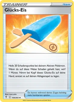 Karte Glücks-Eis aus Drachenwandel, Nummer 150/203
