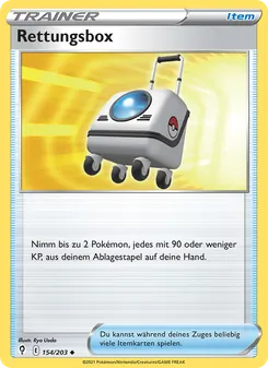 Karte Rettungsbox aus Drachenwandel, Nummer 154/203