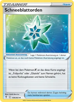 Karte Schneeblattorden aus Drachenwandel, Nummer 159/203