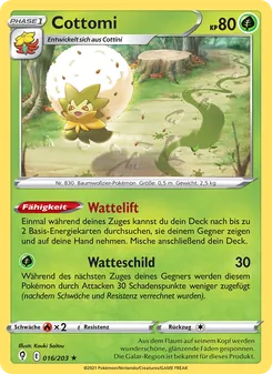Karte Cottomi aus Drachenwandel, Nummer 16/203