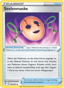 Karte Seelenmaske aus Drachenwandel, Nummer 160/203