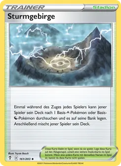 Karte Sturmgebirge aus Drachenwandel, Nummer 161/203