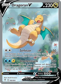 Karte Dragoran V aus Drachenwandel, Nummer 192/203