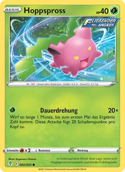 Karte Hoppspross aus Drachenwandel, Nummer 2/203